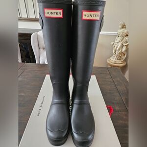 Hunter Tall Classic Rain Boots - Black